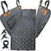 Dog Seat Cover Car Seat Cover for Pets 100% Waterproof Pet Seat Cover Hammock 600D Heavy Duty Scratch Proof Nonslip Durable Soft Pet Back Seat Covers for Cars Trucks and Suvs