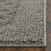 Mainstays Dylan Solid Diamond Traditional Runner Pewter Rug, 1'9"X5'