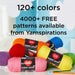 Red Heart Super Saver Jumbo Yarn, Sunny 2 Pack