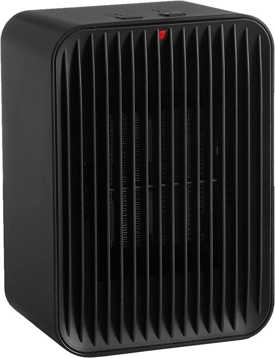 500-Watt Ceramic Small Space Personal Mini Heater - Black