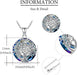 Tree of Life Necklace for Women S925 Sterling Silver Abalone Shell/Crystal/Moonstone Celtic Family Tree Pendant Anniversary Birthday Gift for Mom Grandma Tree Jewelry Gifts for Her