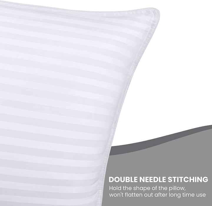 Bed Pillows for Sleeping Queen Size (White), Set of 2, Cooling Hotel Quality, for Back, Stomach or Side Sleepers