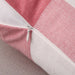 Buffalo Checker Plaid Farmhouse Summer Square Decorative Throw Pillow for Couch, 18" X 18", Pink, White, 2 Pack