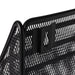 Pen + Gear,Desktop Organizers, Metal Mesh Desk Organizer with Hook,Black, 3 Compartments,