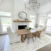 My Texas House Charlotte, Transitional, Damask, Woven Area Rug, 5'2" X 7'6"