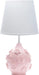 Signature Botanical Baby Pink Floral Nursery Lamp with Shade & Bulb