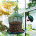 Bird Feeder for outside Hanging,Squirrel Proof Wild Bird Seed Feeders for Outdoor, Metal Large Bird Feeders Waterproof with 4 Lbs Seed Capacity for Cardinal, Sparrow,Finch,Chickadee Etc
