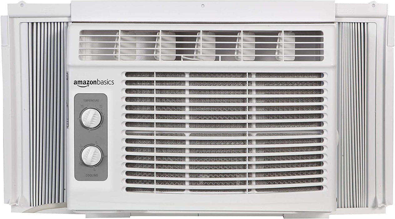 Window-Mounted Air Conditioner with Mechanical Control - Cools 150 Square Feet, 5000 BTU, AC Unit