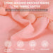 Pink King Size Comforter Set, Boho Bedding Pom Pom Bed Comforter King Set for All Season 3 Pieces