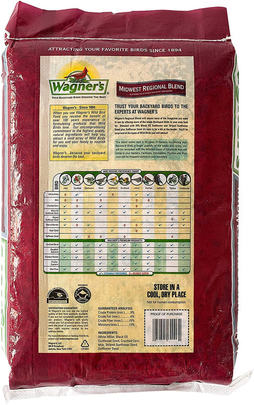 62006 Midwest Regional Blend Wild Bird Food, 20-Pound Bag