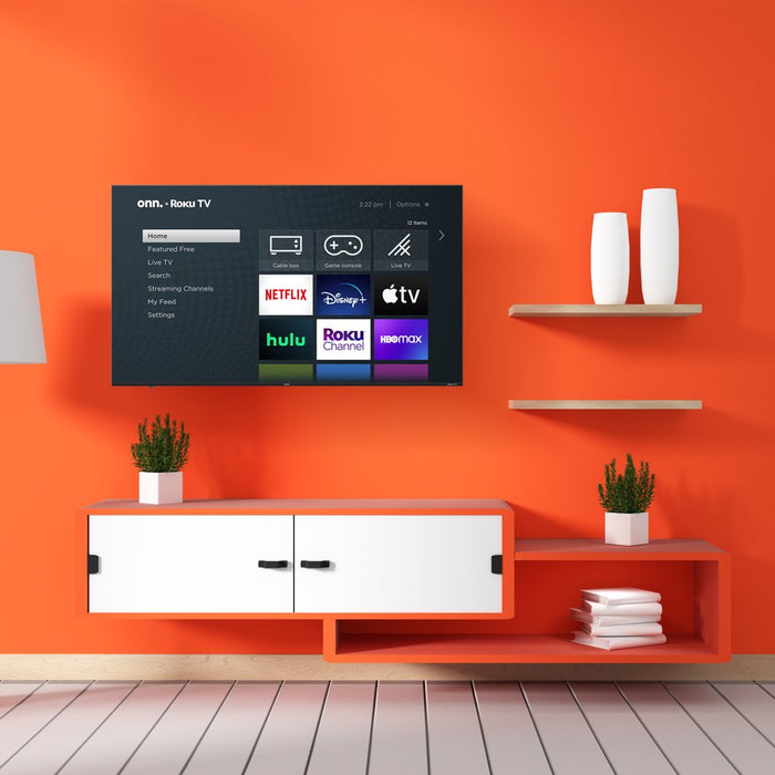 75” Class 4K UHD (2160P) LED Frameless Roku Smart TV (100044717)