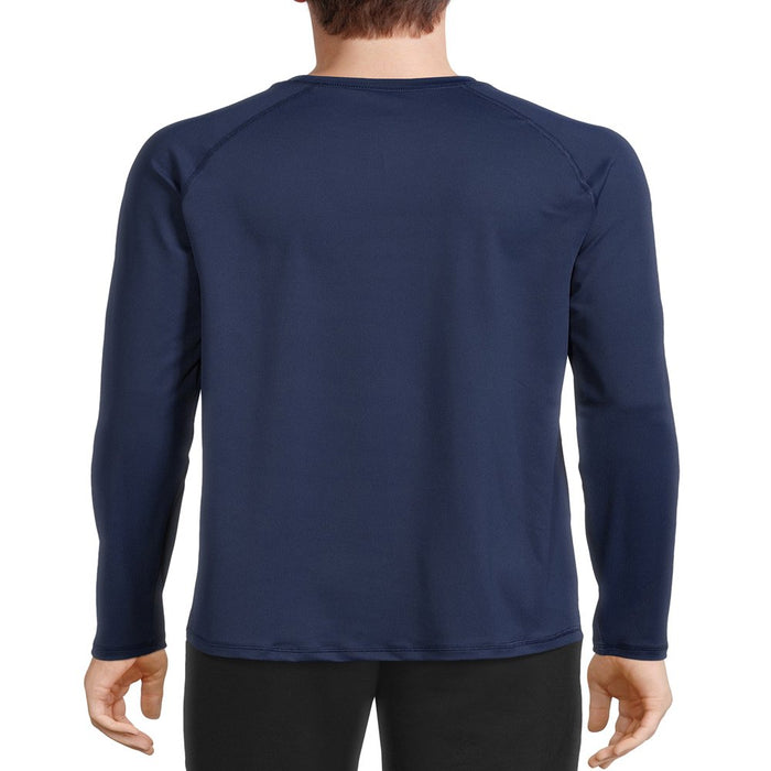 George Men'S and Big Men'S Long Sleeve Rash Guard, up to Size 5XL