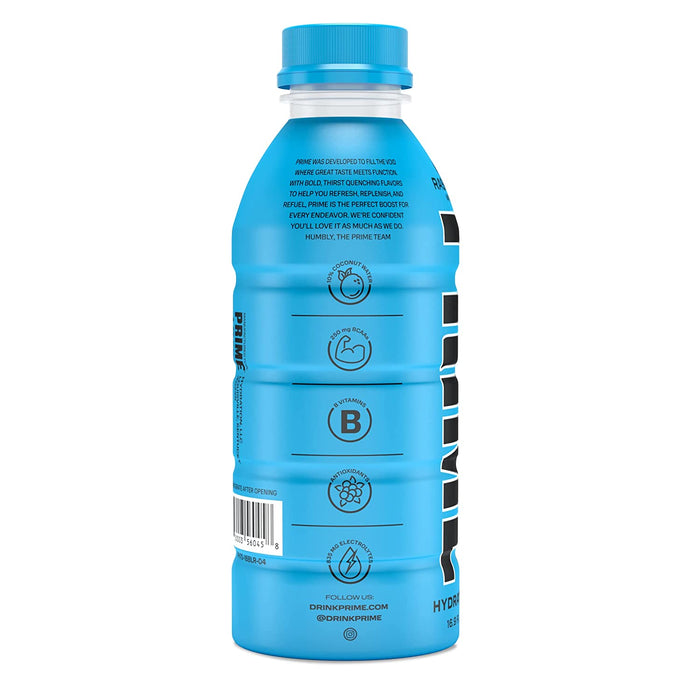 Drink Sports Beverage"Blue RASPBERRY," Naturally Flavored, 10% Coconut Water, 250Mg Bcaas, B Vitamins, Antioxidants, 835Mg Electrolytes, 25 Calories per 16.9 Fl Oz Bottle (Pack of 12)