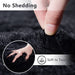Soft Shaggy Area Rugs for Bedroom, 4X6 Feet, Fluffy Indoor Modern Plush Carpets for Living Room Kids Room Nursery Home Decor, Upgrade Anti-Skid Rectangular Fuzzy Rug, Black
