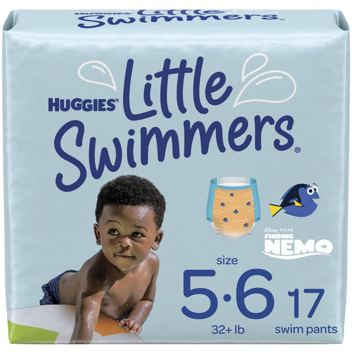 Huggies Little Swimmers Swim Diapers, Size 5-6, 17 Ct