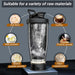 Electric Protein Shaker Bottle, 24 Oz USB Rechargeable Blender Bottles for Protein Mixes with BPA Free, Blender Accessories, Made with Tritan Portable Blender Cup