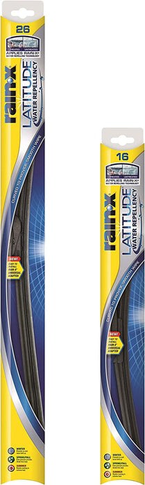5079281-2 Latitude 2-In-1 Water Repellent Wiper Blades, 26 Inch Windshield Wipers (Pack of 1), Automotive Replacement Windshield Wiper Blades with Patented  Water Repellency Formula