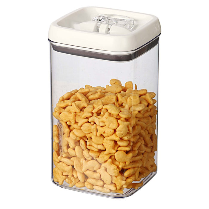 Better Homes & Gardens Canister Pack of 3 - Flip-Tite Square Food Storage Container Set, 4.5-Cup, 7.5-Cup and 10-Cup