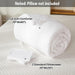White Comforter Full Size, 3 Pieces Boho Lightweight Solid Bedding Set & Collections, All Season Fluffy Bed Set (79X90In Comforter & 2 Pillowcases)