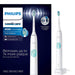 4100 Power Toothbrush, Rechargeable Electric Toothbrush with Pressure Sensor, Black HX3681/24