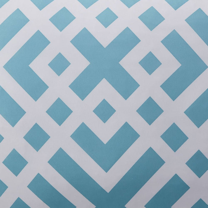 Mainstays Blue Geometric 8 Piece Bed in a Bag Comforter Set with Sheets, King
