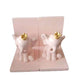 Resin Bookends Pink Elephant Nursery Baby Girl Room Kids Children Room Decorative Bookends - 1 Pair