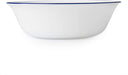 Vitrelle 18-Piece Service for 6 Dinnerware Set, Triple Layer Glass and Chip Resistant, Lightweight round Plates and Bowls Set, Indigo Speckle