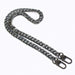 DIY Iron Flat Chain Strap Handbag Chains Purse Chain Straps Shoulder Cross Body Replacement Straps with Metal Buckles (47", Gold)
