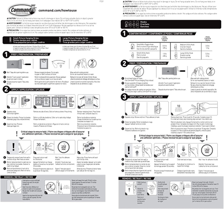 Command Variety Pack, Picture Hanging Strips, Wire Hooks and Utility Hooks, Damage Free Hanging Variety Pack for up to 19 Items, 1 Kit