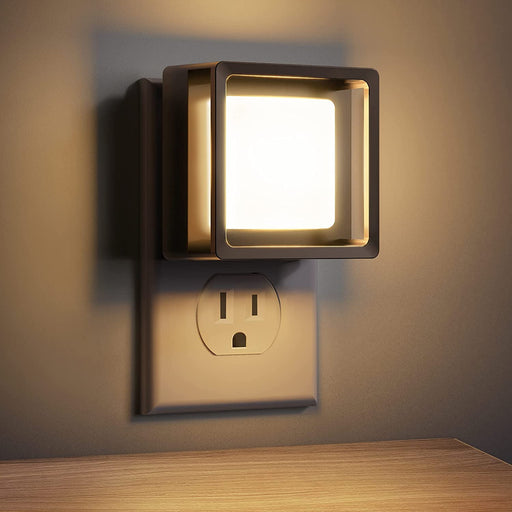 LED Night Light,  Night Lights Plug into Wall [2 Pack] with Dusk-To-Dawn Sensor, Dimmable Nightlights, Adjustable Brightness for Bathroom, Hallway, Bedroom,Kids Room,Stairway,Soft White 3000K