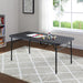 Mainstays 4' Fold-In-Half Adjustable Table, Rich Black