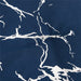 Silver Metallic Marble Comforter Set Queen Size Foil Print Glitter Bedding Set, Navy Blue/Silver