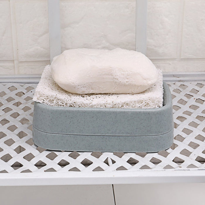 2Pcs Soap Saver - Soap Dish & Soap Holder Shower Bar Soap Holder Quickly Drains Water, Circulates Air, Extends Soap Life, Easy to Clean, Fits All Soap Dish Sets