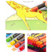 208 PCS Kid Draw Set Colored Pencil Crayon Watercolors Pens with Drawing Board Drawing Set Toy School Supplies Kid Gifts