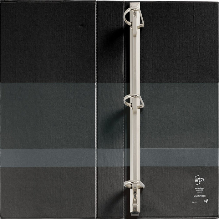 Avery Heavy Duty View Binder, Black, 3-Inch, Slant Ring, One-Touch, 635 Sheets