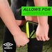 Umbro Ceramica Peewee Stirrup Soccer Shin Guards for Kids, Green