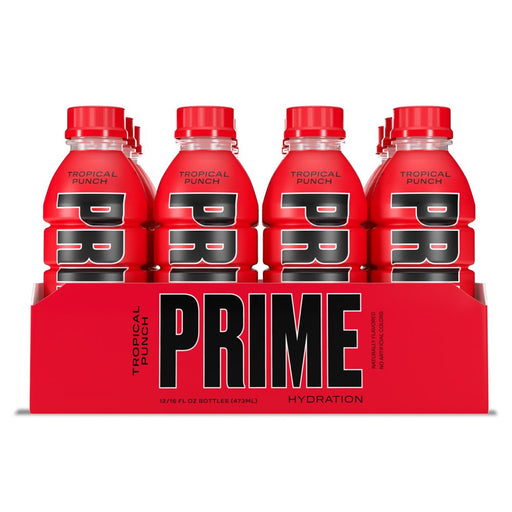 Hydration with BCAA Blend for Muscle Recovery Tropical Punch (12 Drinks, 16 Fl Oz. Each)