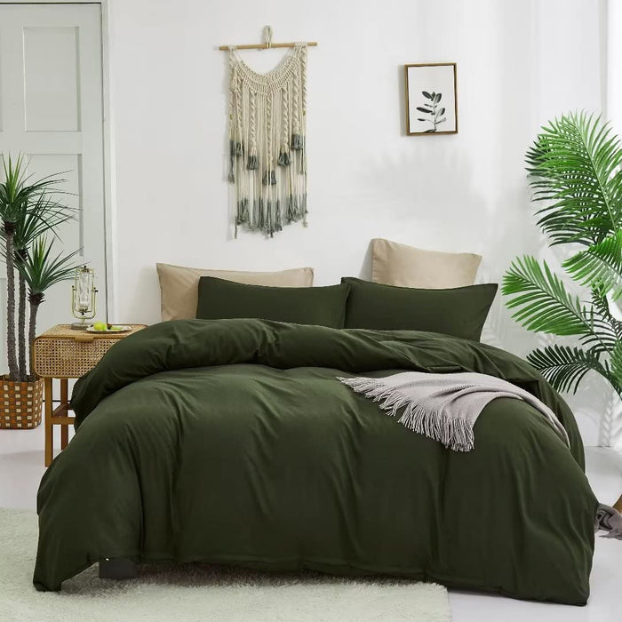 Army Comforter Set Full Green Bedding Comforter Sets Full Cotton Dark Green Comforter Solid Hunter Green Bedding Full Olive Green Bedding Soft Bedding Blankets Bed Bedding Comforter