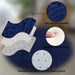 Fluffy Plush Modern Rugs for Bedroom Comfortable Soft Home Decor Shag Rug Cute Circle Carpet for Girly Boy Baby Room Dormitory Living Room Rug(4X4 Feet Navy Blue)