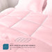 Full Size 7 Pieces Bed in a Bag Bedding Set - Lightweight Pink Comforter Set, All Season Ultra Soft down Alternative Bedding Comforter Set with Comforter, Pillowcases, Flat Sheet, Fitted Sheet