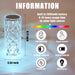Crystal Table Lamp RGB Color Changing Night Light ，Romantic LED Rose Diamond Touch Lamps for Living Room Housewarming Gift (Remote & Touch