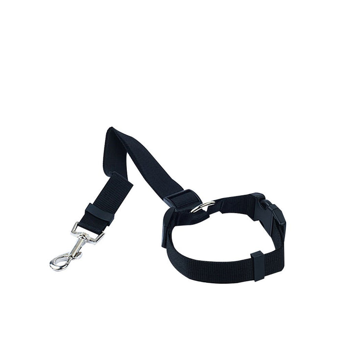 Pet Dog Car Vehicle Seat Safety Belt, Headrest Restraint Seat Straps, Adjustable Pet Safety Leads Backseat Leash for Dog Harness Collar Travel Daily Use, Dog Cat Seatbelts Black