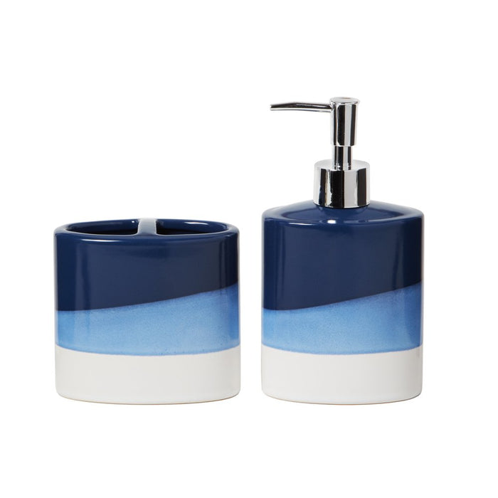 SKL Home Alanya Toothbrush Holder, Blue