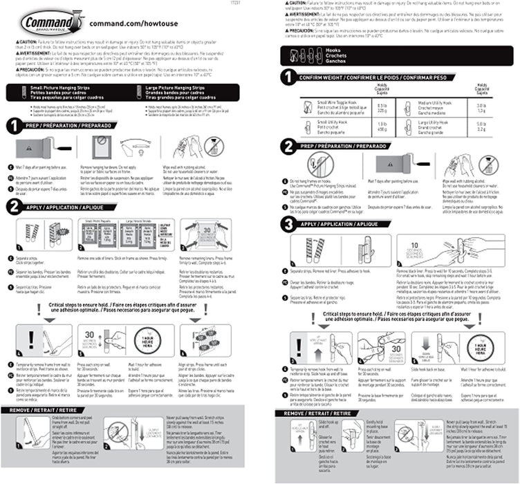 Command Variety Pack, Picture Hanging Strips, Wire Hooks and Utility Hooks, Damage Free Hanging Variety Pack for up to 19 Items, 1 Kit