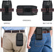 Phone Holster Fits Iphone 14 11 12 13 Pro Max 8 7 6 plus Samsung Galaxy S21 S20 FE plus Ultra S10E S9 A32 A12 A13 A11 A10E A02S Nylon Cell Pouch Zipper Storage Pocket Holder