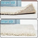 12 Pcs Rug Gripper Tape, Reusable Washable Carpet Tape, Non-Slip Rug Pads, Dual Sided Adhesive Rug Pad Gripper for Area Rugs