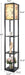 Seamless with Cute Elephants and Butterflies for Kids Design Baby Standing Lamp with Shelves Flaxen Fabric Shade Floor Lamp Tall Lamp Corner Bedside Lamp for Living Room Bedroom Aesthetic Decor