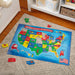 USA Map Floor Puzzle - 51 Pieces (2 X 3 Feet)
