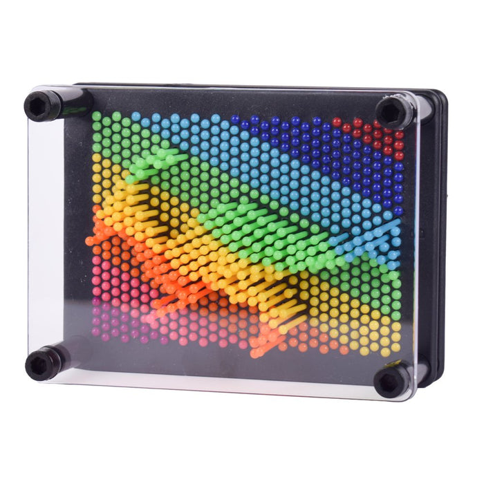 Rainbow Pin Art - 3D Pin Board for Kids