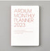 2023 Date Type Monthly Planner Calendar